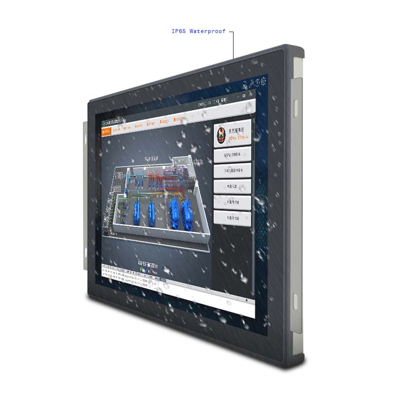 7" Industrial Touchscreen Monitor,10-Point Capacitive Touch IP65 LCD Displa